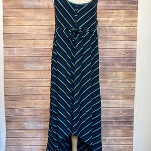 Torrid Chevron Stripe Hi-Low Sleeveless Maxi Dress